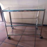 Broncz table in gilded brass