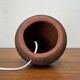 Brutalist mid-century pottery table lamp by Gerhard Liebenthron, 1960s.