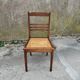 Living room chair with canning seat