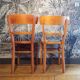 Paire de chaises de bistrot 1950