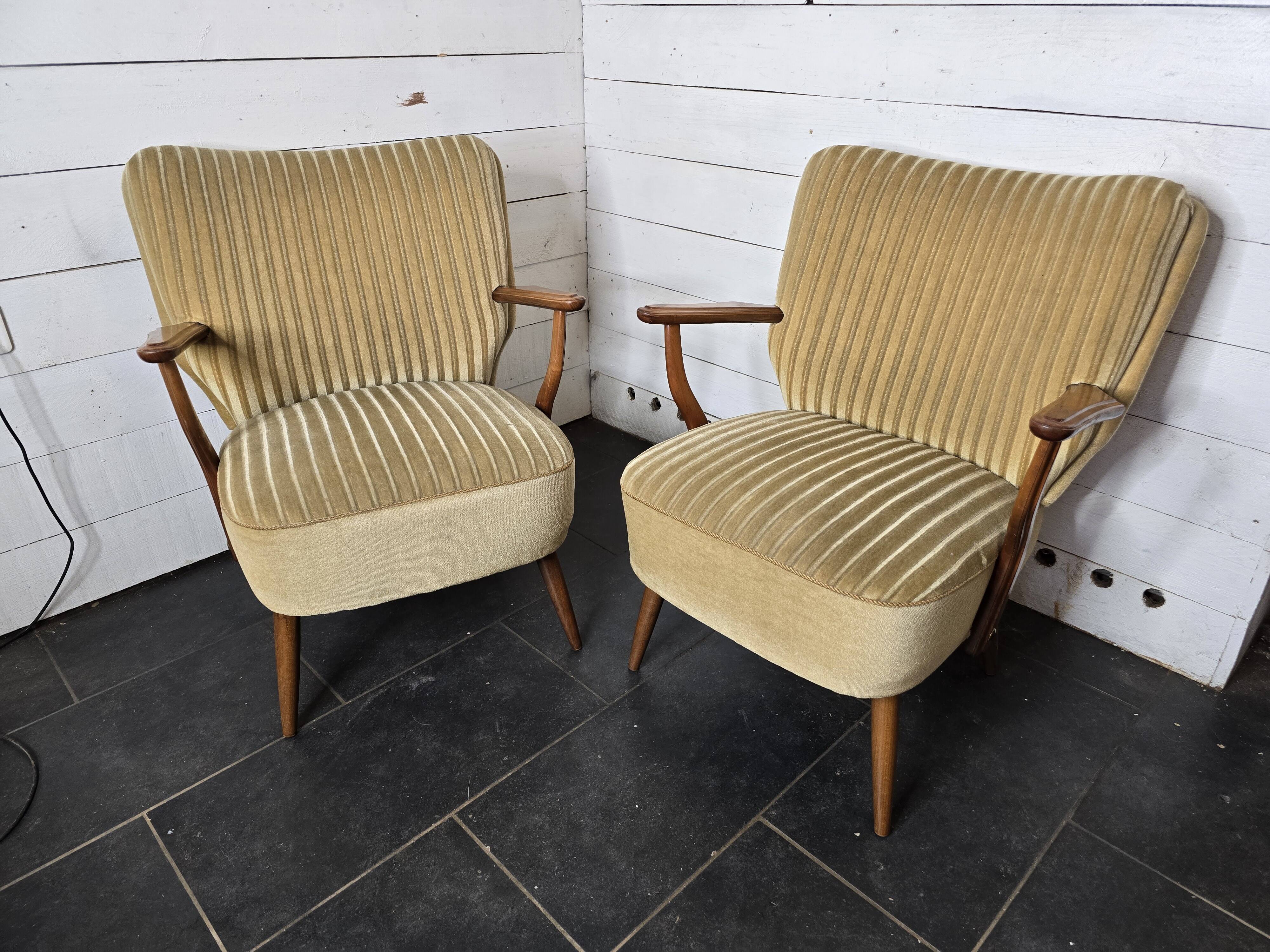 Paire de fauteuils cocktail