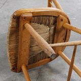 Vintage 4er Set Stühle Lambrecht WKS Mid Century 50er 60er