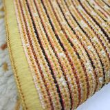 Set of three retro design red carpets, 1980s