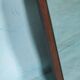 Hexacon Art Deco vintage mirror from the 1950s in wenge.