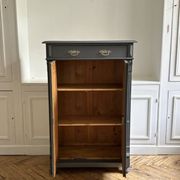 Antique buffet in the style of a vertiko from the late 19th century.