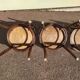 Lot de 6 chaise en bois - bistrot - terrasse - vintage