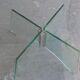 Roundtable low 80s vintage in glass and plexiglass