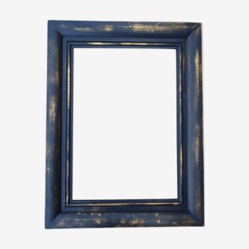 Old black patinated frame