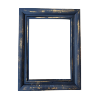 Old black patinated frame