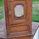 Old oak and brass mailbox