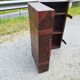 Furniture trunk wood coffee table shelves library suitcase