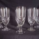Set of 6 large absinthe glasses, h - 18 cm.