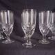Lot de 6 grands verres à absinthe, h - 18 cm.