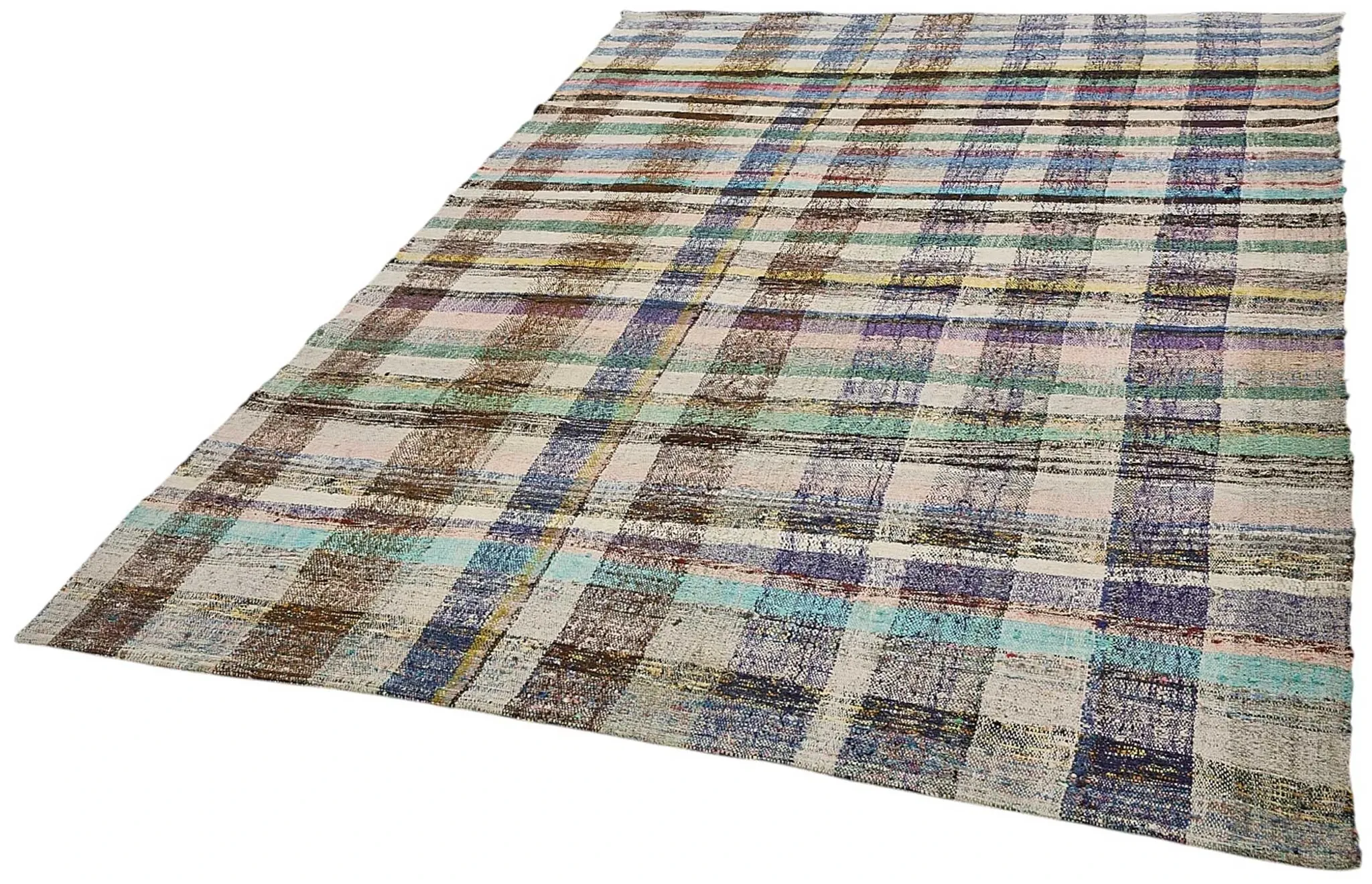 Turkish Handwoven Flatweave Chaput Kilim 193 cm x 295 cm