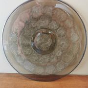 Suite de 12 assiettes et un plat art déco
