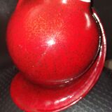 Ceramic rose heart vase by Fred and Andrée Stocker circa 1950
