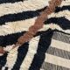Beni M'rirt Moroccan Rug 200x300 cm – Large Black & Ecru Berber Rug