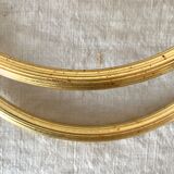 Towel rack golden rings