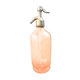 A.Julien Orleans twisted pink glass siphon