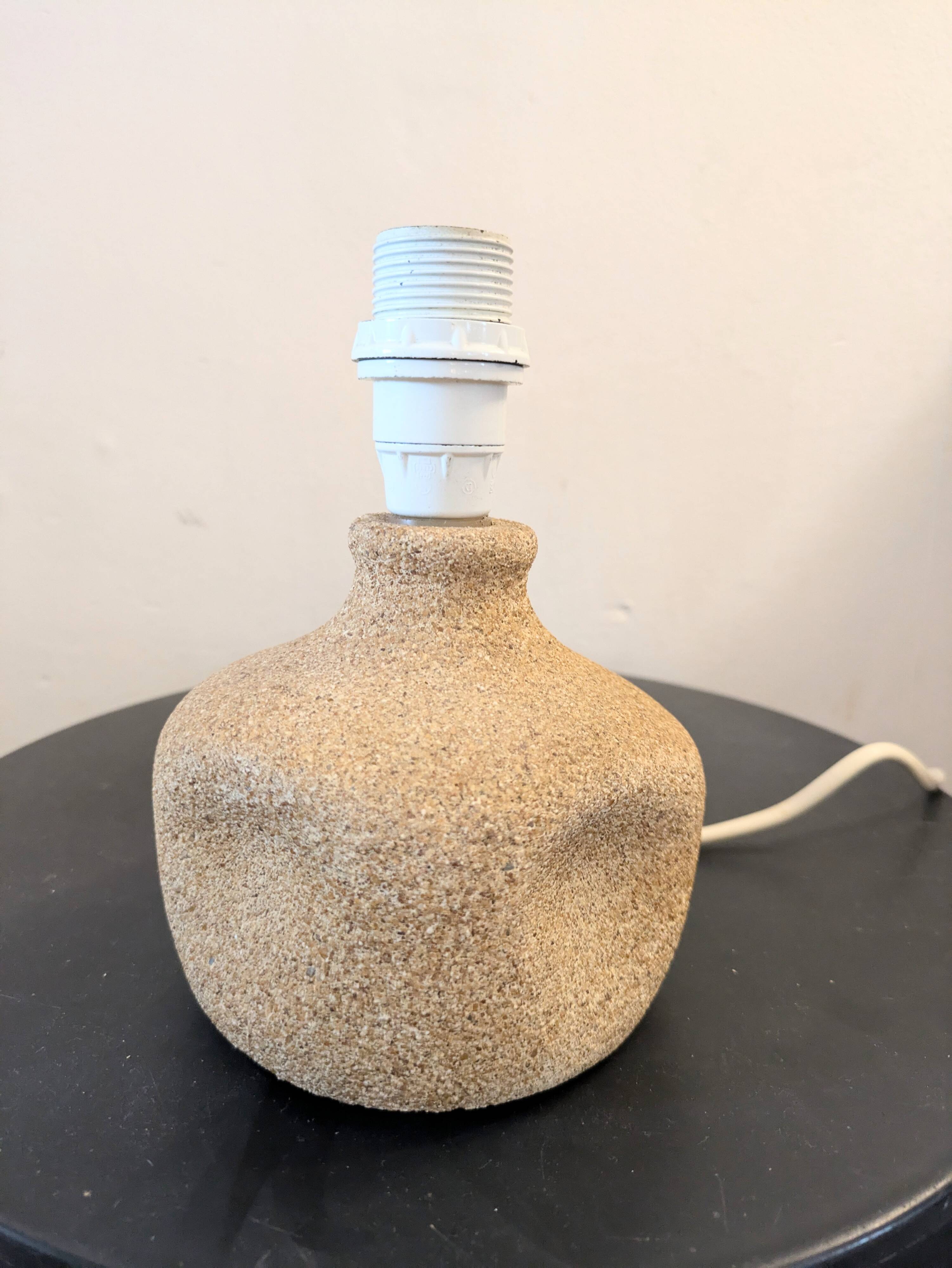 Vintage stone lamp from the 70s