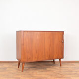 Mid-Century Danish Teak Tambour Doors Sideboard, 1960s.