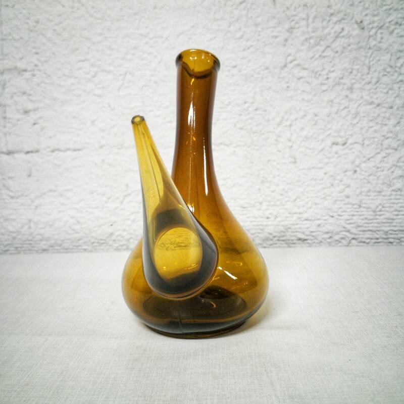 Porró Catalan in amber glass