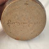 Pitcher in glazed stoneware Fontgombault