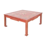 Painted wooden coffee table