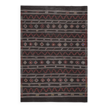 Vintage Turkish kilim, handwoven, 227x324 cm.