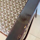 Art Nouveau style bench - Jacquard fabric