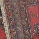 Hand-knotted afchari carpet Iran 132x143cm