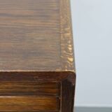 1950s Tambour Office Wooden Cabinet