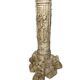 Chinese carved pedestal in faux ivory