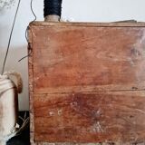 Compartmentalized old wooden chest