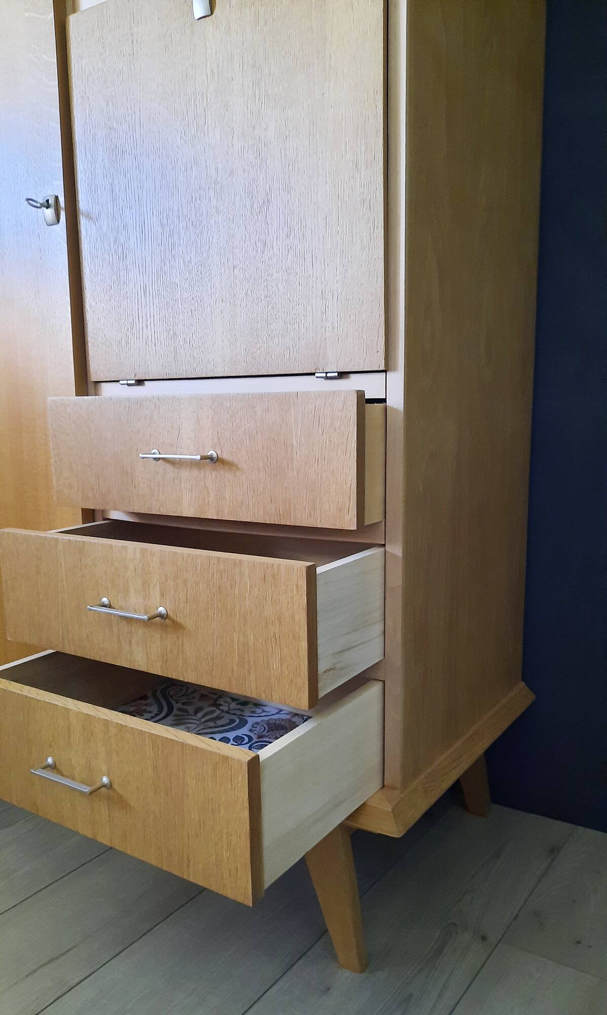 Renovated vintage secretary cabinet