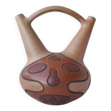Terracotta pottery vase
