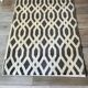 Tapis de maison bicolore