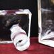Vintage Mid Century Whiskey Square Decanter Lead Crystal