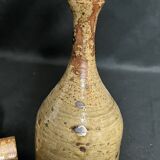 Stoneware pottery service from La Monnaie signed Prud'homme, 20th century