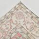Tapis vintage surdimensionné en laine fait main, couleur pêche pâle, 7 x 11 cm, 219 x 338 cm