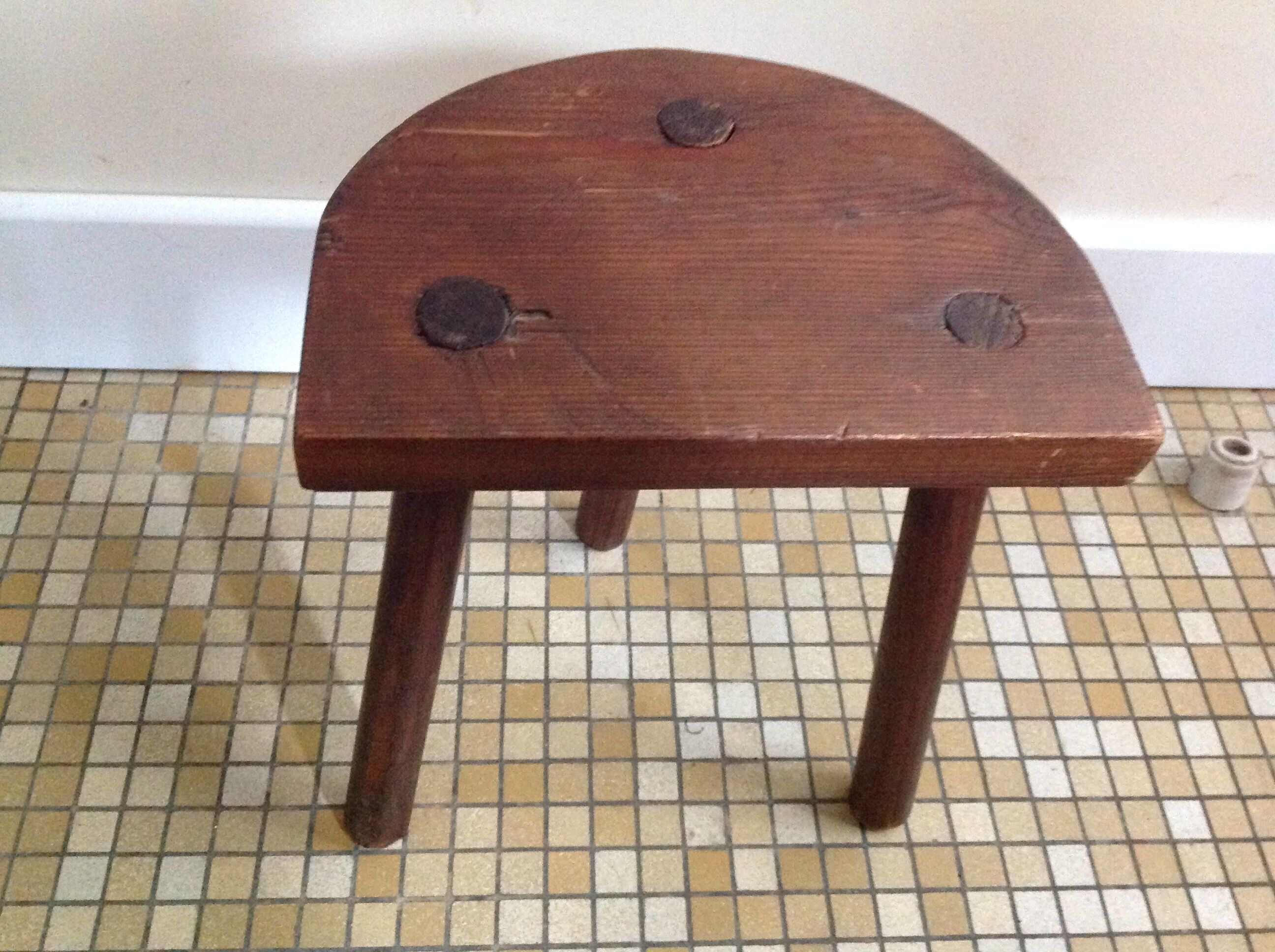 Cowhide stool