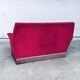 Hollywood Regency Style Fuchsia Velvet 2-Seat Sofa with Fringe, 1960s