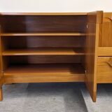 Maison Regain sideboard in solid elm, 1960s-1970s