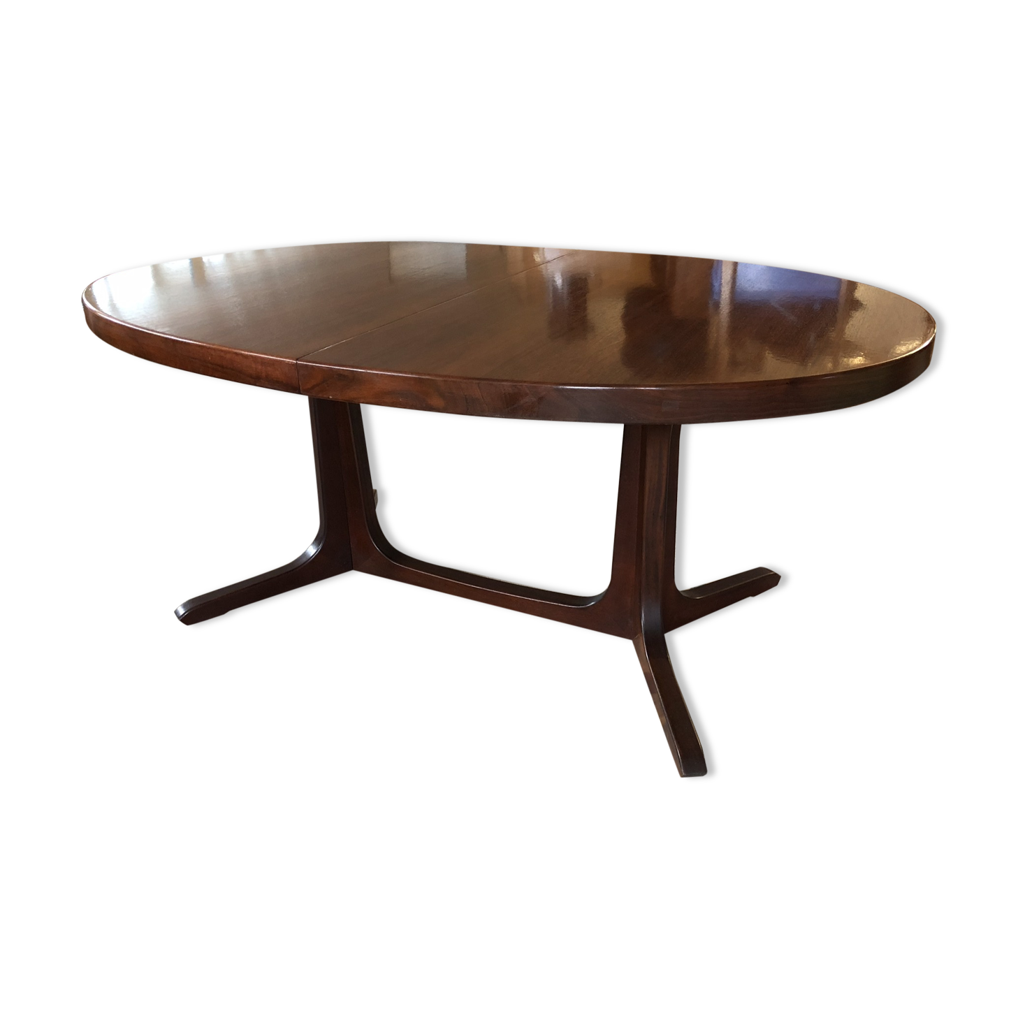 Extendable table in teak Baumann