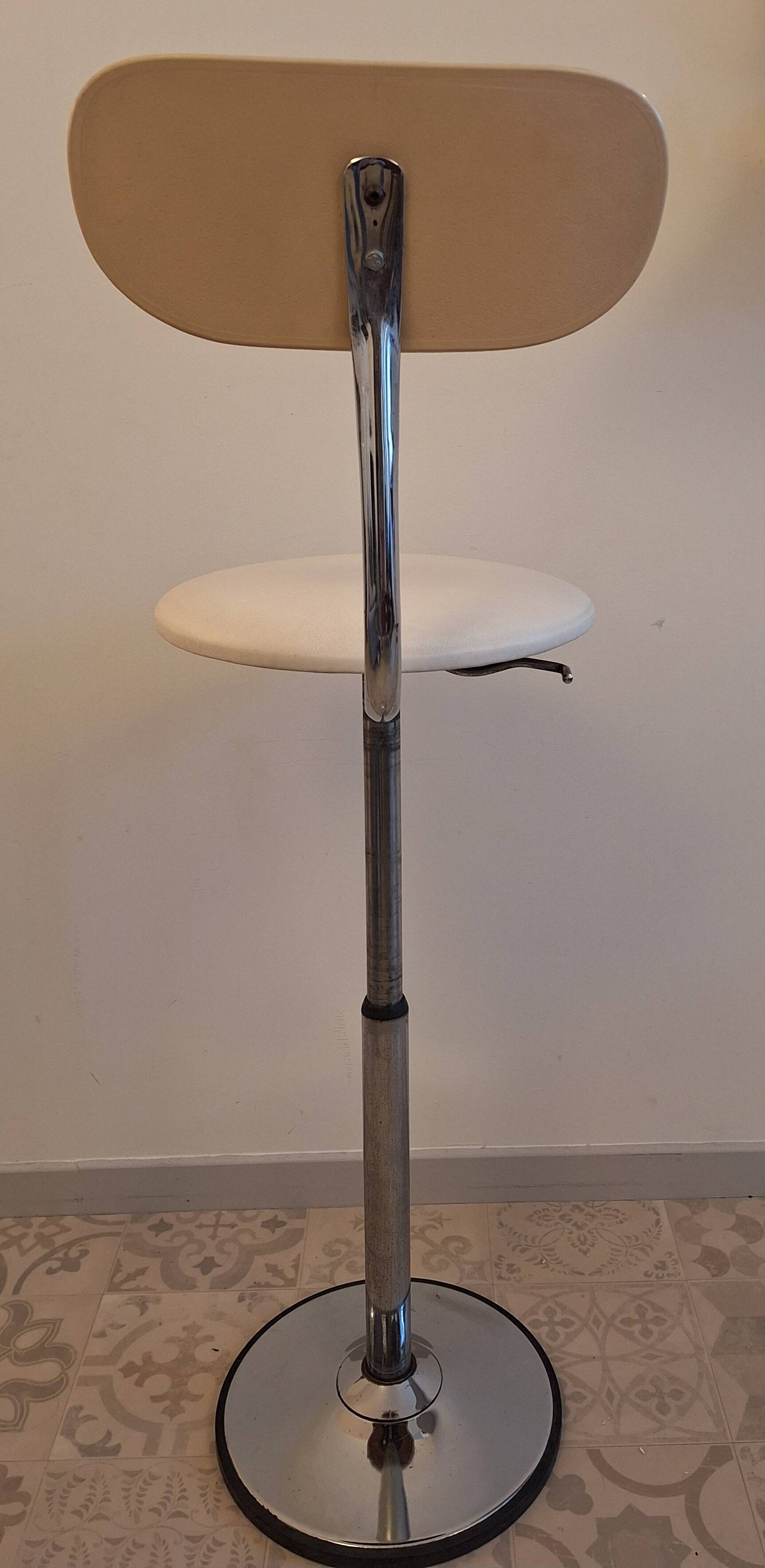 Vintage adjustable high stool Mirima — 1960s/70s