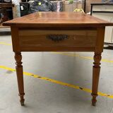 Large wooden table