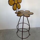 Flower bar stool. around 1960.