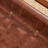 Vintage wooden deckchair