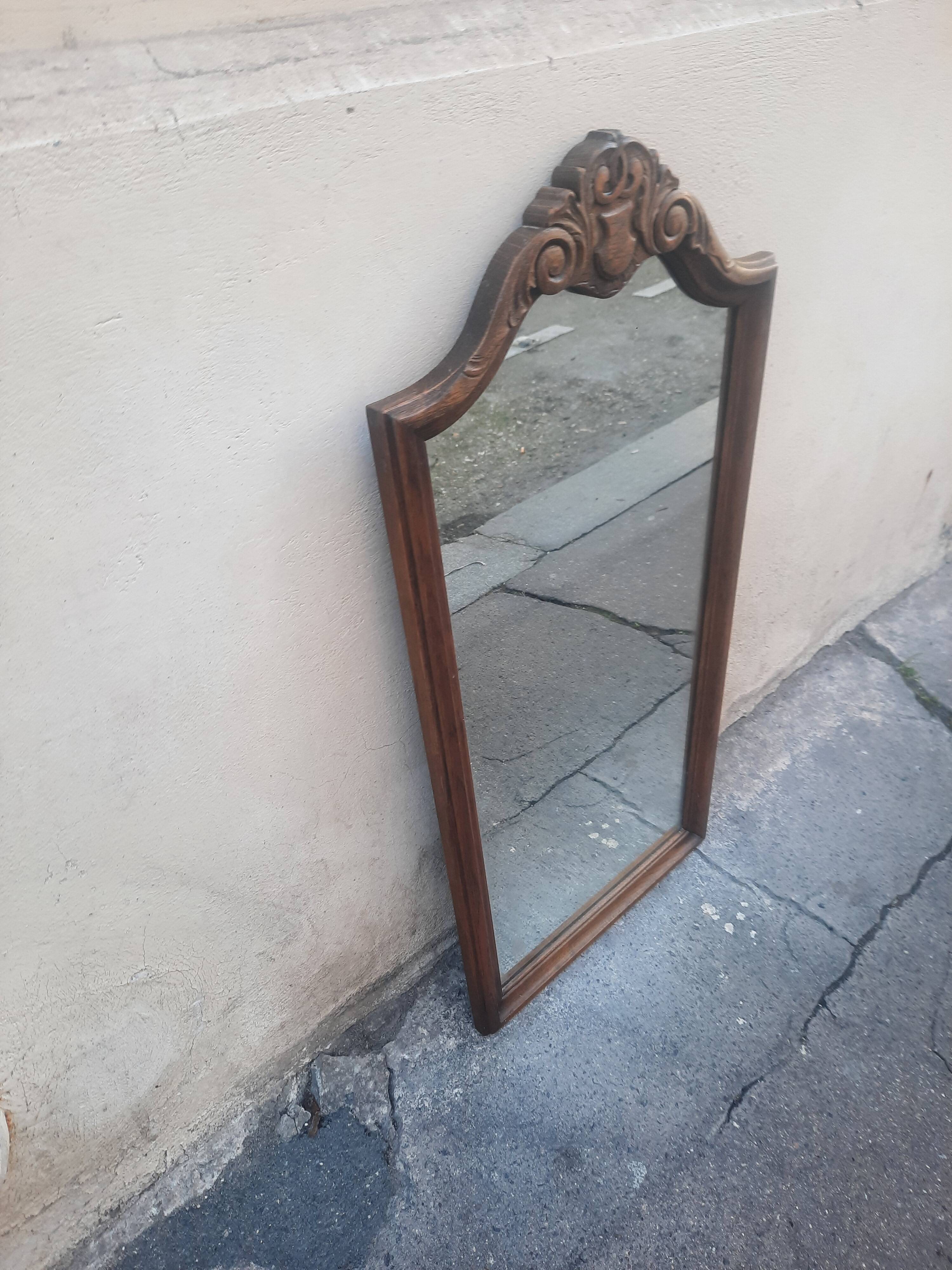 Wooden mirror