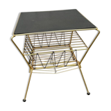 Table basse avec porte revues vintage - 1960